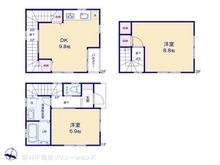 【東京都/葛飾区細田】葛飾区細田4丁目 新築一戸建て 間取り図