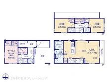 【東京都/葛飾区西新小岩】葛飾区西新小岩5丁目 新築一戸建て 間取り図