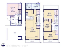 【東京都/葛飾区西新小岩】葛飾区西新小岩5丁目 新築一戸建て 間取り図