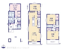 【東京都/江戸川区北小岩】江戸川区北小岩7丁目 新築一戸建て 間取り図