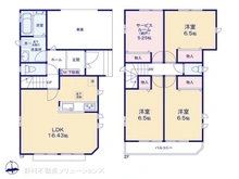 【東京都/葛飾区鎌倉】葛飾区鎌倉1丁目 新築一戸建て 間取り図