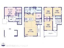 【東京都/江戸川区東小岩】江戸川区東小岩5丁目 新築一戸建て 間取り図