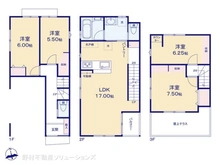 【東京都/江戸川区南小岩】江戸川区南小岩4丁目 新築一戸建て 間取り図