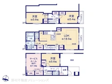 【東京都/江戸川区北小岩】江戸川区北小岩7丁目 新築一戸建て 間取り図