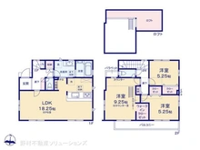 【東京都/江戸川区東小岩】江戸川区東小岩2丁目 新築一戸建て 間取り図