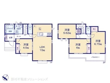 【東京都/府中市四谷】府中市四谷4丁目 新築一戸建て 間取り図