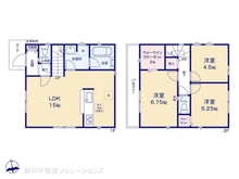 【東京都/府中市是政】府中市是政3丁目 新築一戸建て 間取り図