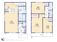 【東京都/府中市南町】府中市南町3丁目 新築一戸建て 間取り図