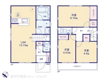 【東京都/府中市南町】府中市南町3丁目 新築一戸建て 間取り図