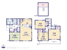 【東京都/府中市四谷】府中市四谷4丁目 新築一戸建て 間取り図