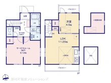 【東京都/府中市西府町】府中市西府町5丁目 新築一戸建て 間取り図