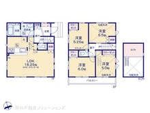 【東京都/府中市四谷】府中市四谷4丁目 新築一戸建て 間取り図