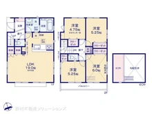 【東京都/府中市四谷】府中市四谷4丁目 新築一戸建て 間取り図