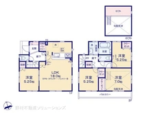 【東京都/府中市四谷】府中市四谷4丁目 新築一戸建て 間取り図
