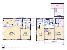 【東京都/府中市四谷】府中市四谷4丁目 新築一戸建て 間取り図