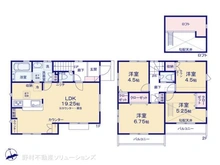 【東京都/府中市四谷】府中市四谷4丁目 新築一戸建て 間取り図