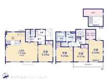 【東京都/府中市四谷】府中市四谷4丁目 新築一戸建て 間取り図