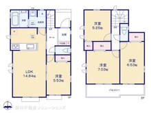 【東京都/府中市栄町】府中市栄町2丁目 新築一戸建て 間取り図