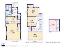 【東京都/府中市栄町】府中市栄町2丁目 新築一戸建て 間取り図