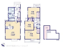 【東京都/府中市是政】府中市是政1丁目 新築一戸建て 間取り図