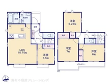 【東京都/府中市日新町】府中市日新町3丁目 新築一戸建て 間取り図