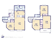 【東京都/府中市日新町】府中市日新町3丁目 新築一戸建て 間取り図