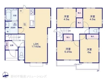 【東京都/府中市日新町】府中市日新町3丁目 新築一戸建て 間取り図