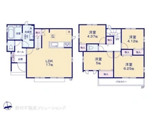 【東京都/府中市日新町】府中市日新町3丁目 新築一戸建て 間取り図