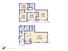 【東京都/日野市落川】日野市落川 新築一戸建て 間取り図