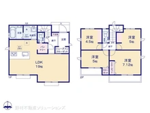 【東京都/府中市是政】府中市是政2丁目 新築一戸建て 間取り図