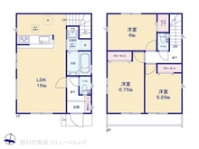 【東京都/府中市若松町】府中市若松町3丁目 新築一戸建て 間取り図