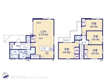 【東京都/府中市分梅町】府中市分梅町5丁目 新築一戸建て 間取り図