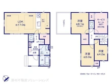 【東京都/府中市分梅町】府中市分梅町3丁目 新築一戸建て 間取り図