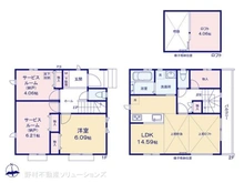 【東京都/府中市小柳町】府中市小柳町5丁目 新築一戸建て 間取り図