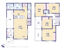 【東京都/日野市南平】日野市南平9丁目 新築一戸建て 間取り図