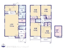 【東京都/日野市南平】日野市南平1丁目 新築一戸建て 間取り図