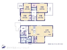 【東京都/府中市西府町】府中市西府町3丁目 新築一戸建て 間取り図
