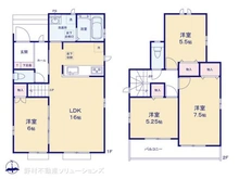 【東京都/府中市日新町】府中市日新町3丁目 新築一戸建て 間取り図