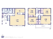 【東京都/府中市日新町】府中市日新町3丁目 新築一戸建て 間取り図
