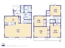 【東京都/府中市日新町】府中市日新町3丁目 新築一戸建て 間取り図