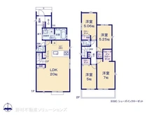 【東京都/府中市是政】府中市是政2丁目 新築一戸建て 間取り図