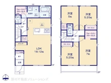 【東京都/日野市落川】日野市落川 新築一戸建て 間取り図