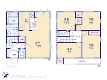 【東京都/日野市落川】日野市落川 新築一戸建て 間取り図
