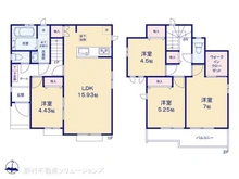 【東京都/府中市本宿町】府中市本宿町4丁目 新築一戸建て 間取り図