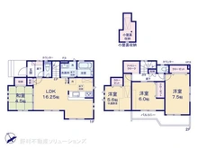【東京都/府中市四谷】府中市四谷1丁目 新築一戸建て 間取り図