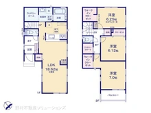 【東京都/府中市四谷】府中市四谷3丁目 新築一戸建て 間取り図