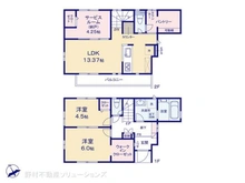 【東京都/府中市押立町】府中市押立町5丁目 新築一戸建て 間取り図