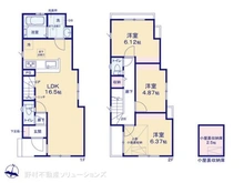 【東京都/府中市是政】府中市是政5丁目 新築一戸建て 間取り図