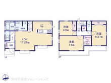 【東京都/府中市南町】府中市南町5丁目 新築一戸建て 間取り図