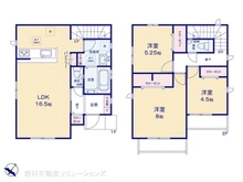【東京都/府中市四谷】府中市四谷4丁目 新築一戸建て 間取り図
